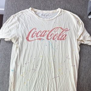 Coca-Cola Cream Shirt with Subtle Accents